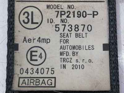 CINTURON SEGURIDAD DELANTERO IZQUIERDO, CITROEN, C1