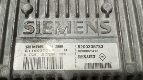 CENTRALITA MOTOR UCE RENAULT CLIO II FASE I (B/CB0) 
