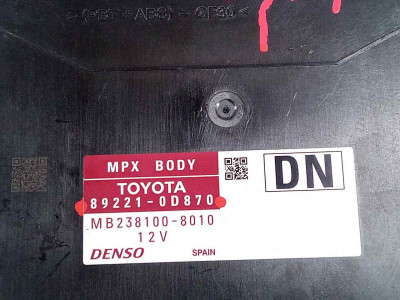 MODULO ELECTRONICO, TOYOTA, YARIS (P13)