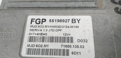  CENTRALITA MOTOR UCE Opel MERIVA 