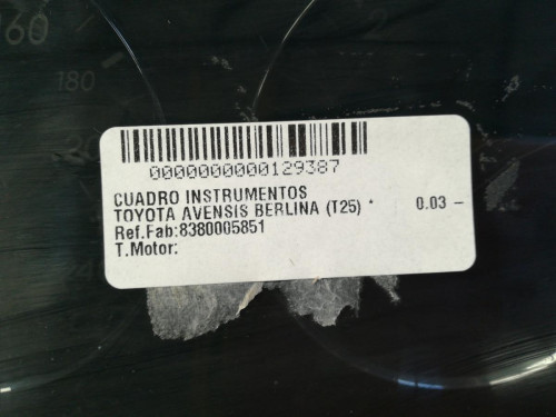  CUADRO INSTRUMENTOS 