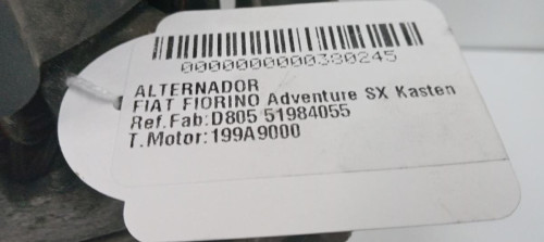  ALTERNADOR Fiat III FIORINO (225) 