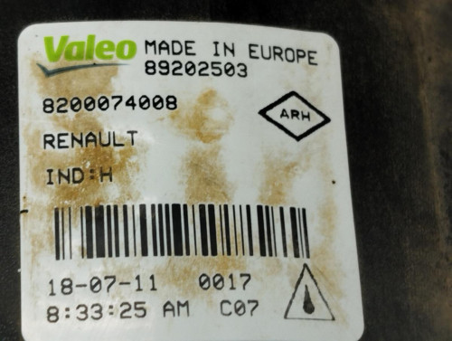 FARO ANTINIEBLA IZQUIERDO RENAULT MEGANE III BERLINA 5P 