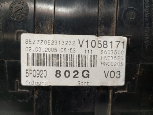  CUADRO INSTRUMENTOS SEAT ALTEA (5P1) 