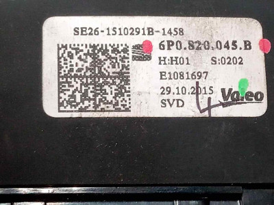 MANDO CALEFACCION / AIRE ACONDICIONADO, SEAT, IBIZA BERLINA (6J5)