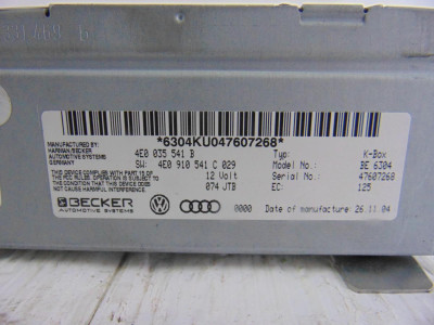 MODULO ELECTRONICO, AUDI, A8 (4E)