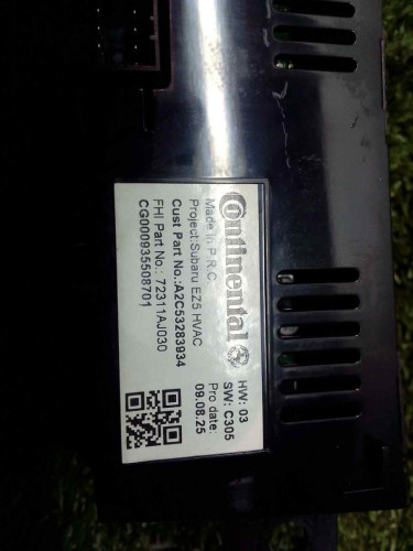  MANDO CLIMATIZADOR SUBARU LEGACY COMBI/ OUTBACK (B14) 