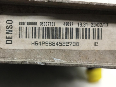 RADIADOR AGUA, PEUGEOT, 208