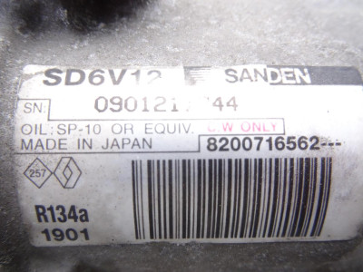 COMPRESOR AIRE ACONDICIONADO, NISSAN, KUBISTAR (X76)