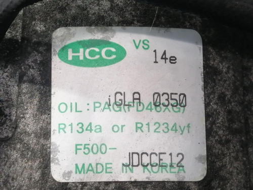  COMPRESOR AIRE ACONDICIONADO HYUNDAI I30 (GD) 