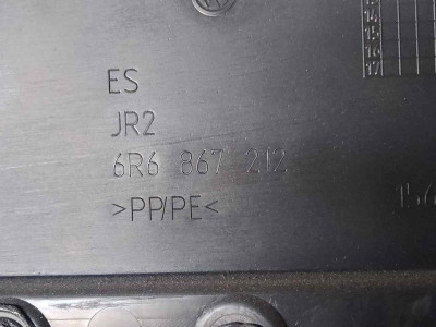 GUARNECIDO PUERTA TRASERA DERECHA, VOLKSWAGEN, POLO V (6R1)