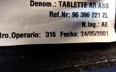 BANDEJA TRASERA