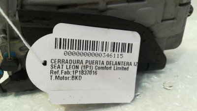 CERRADURA PUERTA DELANTERA IZQUIERDA, SEAT, LEON (1P1)