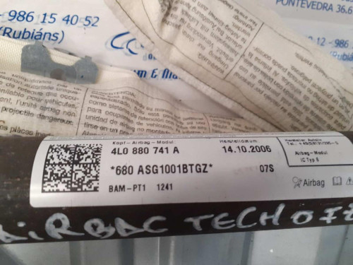  AIRBAG CORTINA DELANTERO IZQUIERDO 