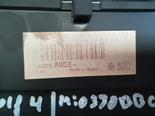 CUADRO INSTRUMENTOS VOLKSWAGEN GOLF IV BERLINA (1J1)(10.1997) 