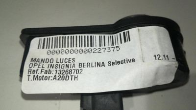 MANDO LUCES, OPEL, INSIGNIA BERLINA