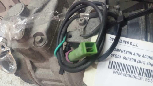COMPRESOR AIRE ACONDICIONADO SKODA SUPERB (3U4) 