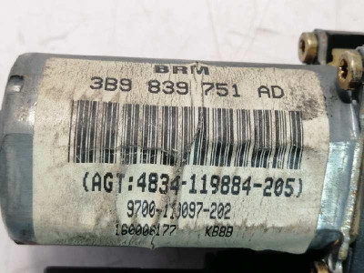 MOTOR ELEVALUNAS TRASERO DERECHO, VOLKSWAGEN, PASSAT VARIANT (3B5)