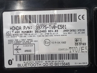 MODULO ELECTRONICO, HONDA, CIVIC TOURER (FK)