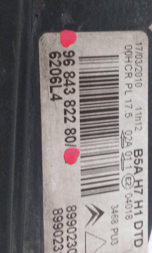 FARO DERECHO Citroen C4 BERLINA 