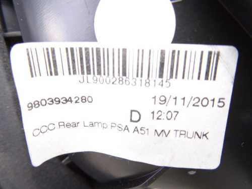  PILOTO TRASERO DERECHO INTERIOR, CITROEN, C3 