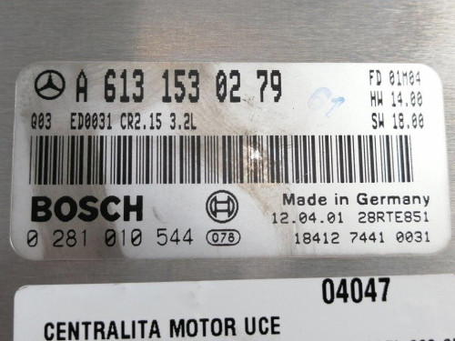  CENTRALITA MOTOR UCE Mercedes-Benz CLASE E (BM 210) BERLINA 
