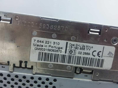 SISTEMA AUDIO / RADIO CD Opel ASTRA H BERLINA 
