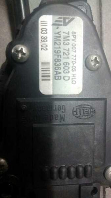 POTENCIOMETRO PEDAL, SEAT, ALHAMBRA (7V9)