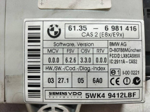  MODULO ELECTRONICO BMW SERIE 5 BERLINA (E60) 