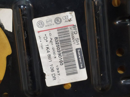  ASIENTO DELANTERO DERECHO VOLKSWAGEN TOURAN (1T1) 