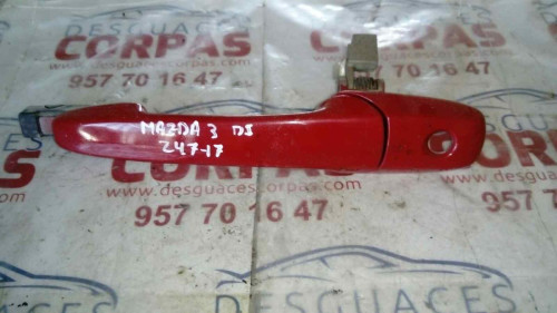 MANETA EXTERIOR DELANTERA IZQUIERDA MAZDA 3 BERLINA (BK) 