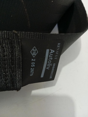 CINTURON SEGURIDAD TRASERO IZQUIERDO, RENAULT, MEGANE III COUPE