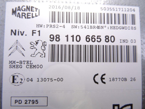  SISTEMA NAVEGACION GPS, PEUGEOT, 208 