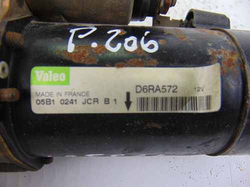  MOTOR ARRANQUE, PEUGEOT, 206 