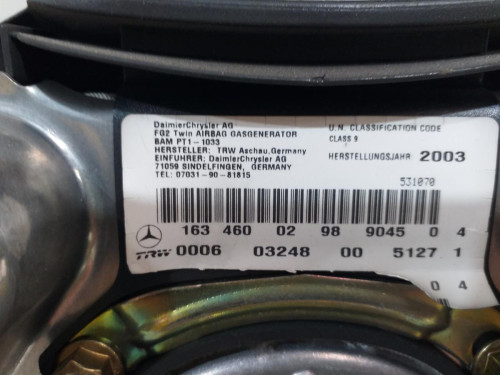 AIRBAG DELANTERO IZQUIERDO MERCEDES-BENZ CLASE ML (BM 163) 