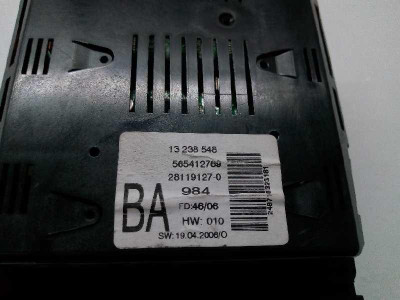 NO IDENTIFICADO, OPEL, ZAFIRA B