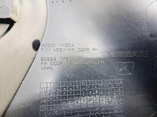  GUARNECIDO PUERTA DELANTERA DERECHA NISSAN JUKE (F15E) 
