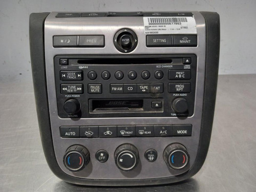  SISTEMA AUDIO / RADIO CD Nissan MURANO (Z50) 