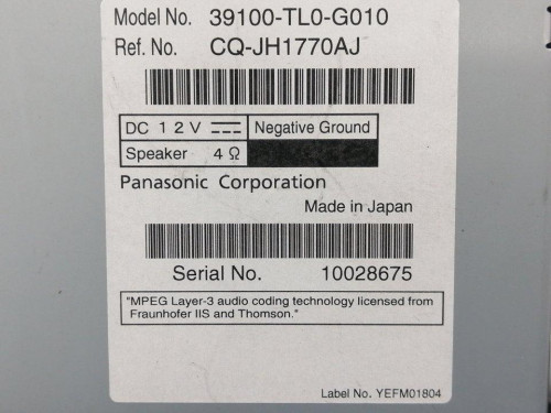  NO IDENTIFICADO HONDA ACCORD BERLINA (CU) 