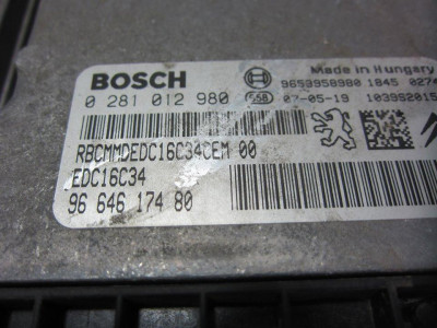 CENTRALITA MOTOR UCE, CITROEN, C4 PICASSO