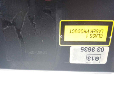 SISTEMA AUDIO / RADIO CD, TOYOTA, AURIS (E15)