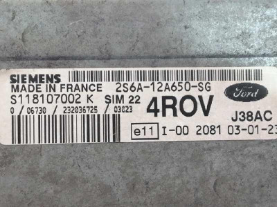 CENTRALITA MOTOR UCE, FORD, FIESTA (CBK)