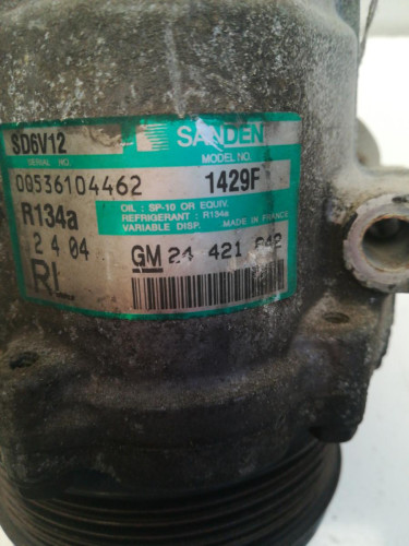  COMPRESOR AIRE ACONDICIONADO, OPEL, CORSA C 