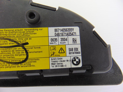  AIRBAG LATERAL DERECHO BMW SERIE 1 BERLINA (E81/E87) 
