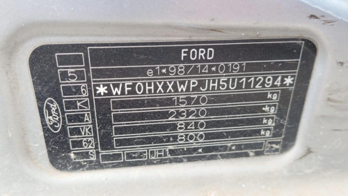  FORD FIESTA (CBK) 