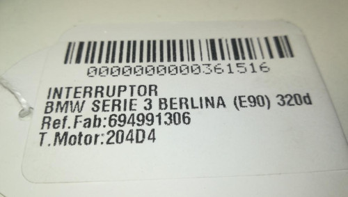 INTERRUPTOR BMW SERIE 3 BERLINA (E90) 