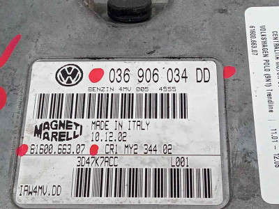 CENTRALITA MOTOR UCE, VOLKSWAGEN, POLO IV (9N1)