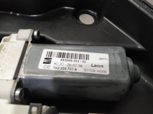  ELEVALUNAS TRASERO IZQUIERDO Seat LEON (1P1) 