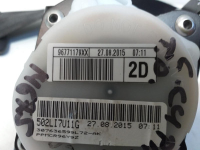 CINTURON SEGURIDAD TRASERO DERECHO, CITROEN, C4 PICASSO/SPACETOURER