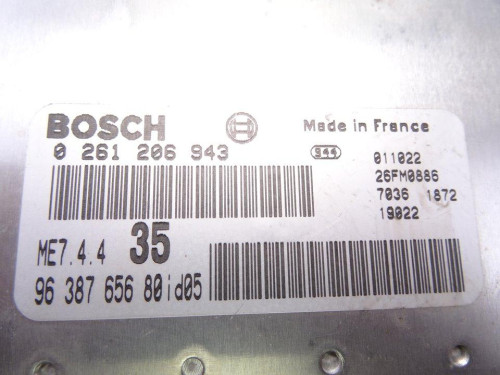  CENTRALITA MOTOR UCE, PEUGEOT, 307 (S1)(04.2001) 